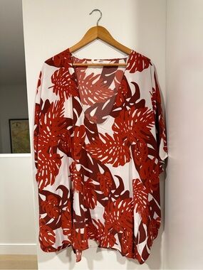 MIKOH SWIMWEAR SILK TUNIC.
